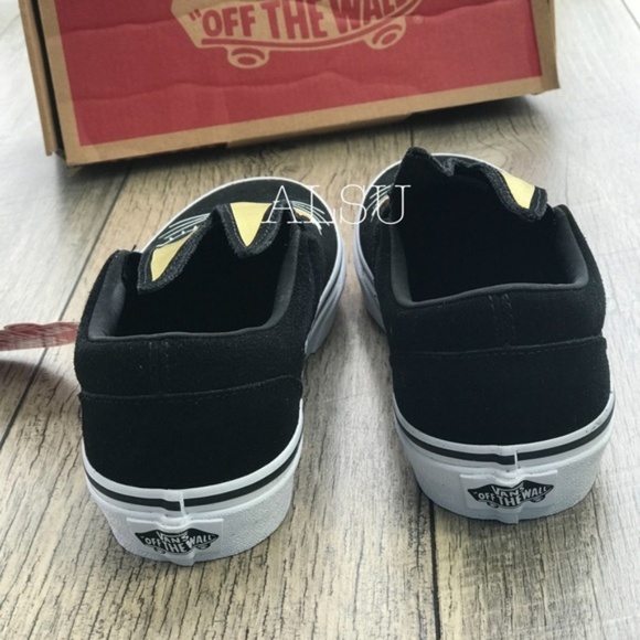 VANS Slip On Bunny Black Gold Kids AUTHENTIC - Picture 4 of 7